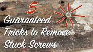 5 Guaranteed Tricks to Remove Stuck Screws [upl. by Annemarie]