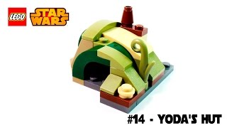 LEGO® STAR WARS™ Magazine Building Timelapse 14  Yodas Hut [upl. by Emmuela]