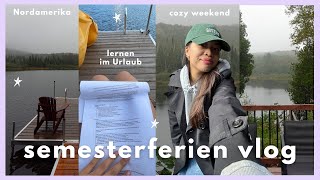 COZY SEMESTERFERIEN Lernen im Urlaub BWL Master Studentin Cozy Fall Weekend Vlog  Laica Vergara [upl. by Jessee312]