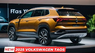 Taos Gets Techy 2025 VW Taos Refreshes Compact SUV [upl. by Aketahs]