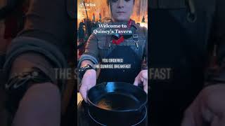 Quincys Tavern relaxing asmr tiktok [upl. by Ydderf]