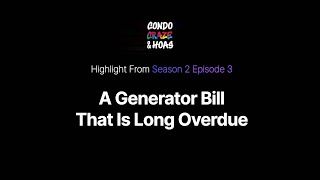 S2E3 Highlight  A Generator Bill That Is Long Overdue [upl. by Mohamed]