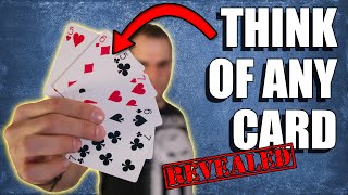 Most VIRALFAMOUS MindReading Card Trick REVEALED Mentalism Tutorial LEARN NOW [upl. by Cormack]