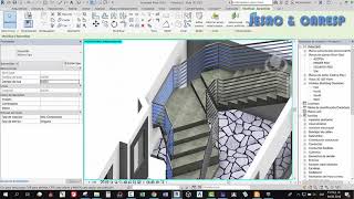 Como editar y solucionar la construcción de barandillas en Revit 2018 para Escaleras [upl. by Klotz]