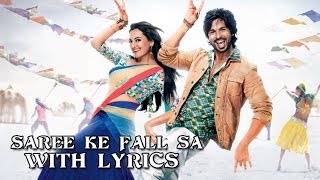 Saree Ke Fall Sa  Full Song With Lyrics  RRajkumar  Pritam [upl. by Pinsky]