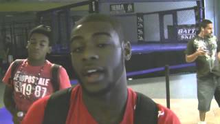 Macs MMA Interview with Aljamain Sterling [upl. by Akirdnwahs]