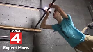 Teenager from Detroit returns to American Ninja Warrior [upl. by Som]