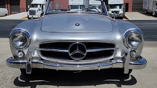 1957 MercBenz 190SL  Walk Around [upl. by Noizneb]