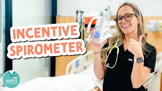 How to Use an Incentive Spirometer » Nursing School Help [upl. by Nader265]