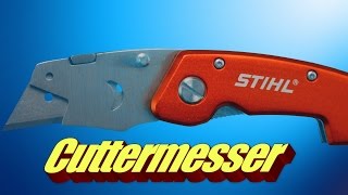 Stihl Cuttermesser Teppichmesser mit Trapezklinge [upl. by Wiltz218]