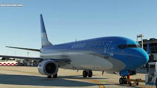 Aeroparque SABE  Bahia Blanca SAZB  PMDG 737800  Flight Simulator 2020 ARGENTINA ✈️ [upl. by Eletnahc]