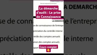 La démarche daudit  La prise de connaissance [upl. by Hightower718]