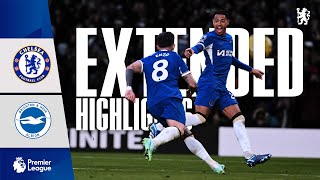 Chelsea 32 Brighton  Highlights  EXTENDED  Premier League 202324 [upl. by Refotsirc860]