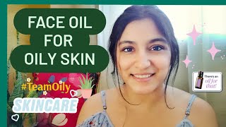 FACIAL OIL for OILY SKIN and ACNE PRONE SKIN [upl. by Berkshire902]