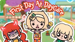 Adventures Begin 😈👼🏻First Day at Toca Boca Daycare🍼🚌 [upl. by Tedda274]