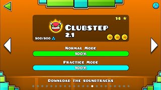 CLUBSTEP 21 VER  Geometry Dash 21  clubstep 2017  zoccagamer00 [upl. by Zilber]