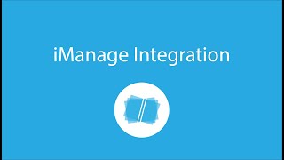 Bundledocs iManage Integration [upl. by Josephine]