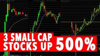 Day Trading Small Cap STOCK MARKET MADNESS 3 WILD STOCKS [upl. by Attenna159]