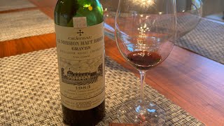 La Mission Haut Brion 1983 Graves Trophy Bordeaux Wine Review [upl. by Hyman]