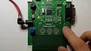 µReview 4  STM8S105S4PKT  STM8S105S4T6 MCU  ADC  LEDs  Buttons  Waveshare EVK [upl. by Einahpet]