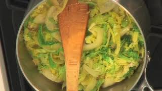 Recette Soupe de chou vert au riesling [upl. by Drofliw]