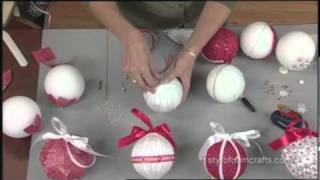 How to Make Five Ornaments in Five Minutes [upl. by Wennerholn572]