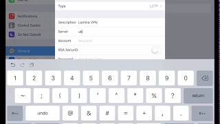 Set Up VPN on an iPad [upl. by Evvie]