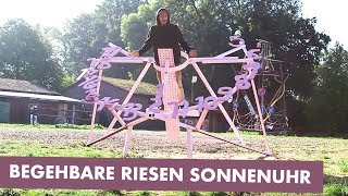 Größte SONNENUHR der Welt  bauen  Kliemannsland [upl. by Einnhoj521]