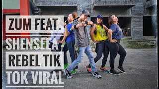 Zum feat Shenseea  Rebel 🖤  ZUMBA  FITNESS  DANCE  TIKTOK  VIRAL  At Balikpapan [upl. by Yahsram]