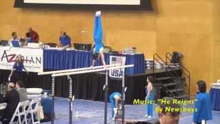 Asher Hong  2014 Azarian Team Cup Invitational Gymnastics [upl. by Acsicnarf242]