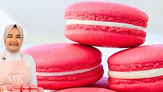 NEVER fail at making MACARONS again Macaron recipe  complete beginners guide [upl. by Eiznil]