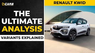 2022 Renault Kwid Variants Explained  RXL RXLO RXT Climber  The Ultimate Analysis  March [upl. by Euh]