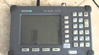 Anritsu Site Master S331B Cable amp Antenna Analyzer SiteMaster BAD SCREEN PARTS [upl. by Estey]