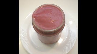 Creamy Raspberry Salad Dressing Oil Free [upl. by Ob]