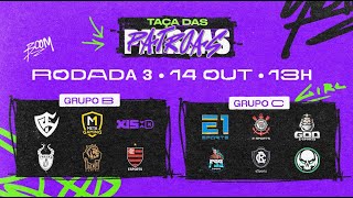 TAÇA DAS PATROAS RODADA 3 AO VIVO  GRUPOS B E C  FREE FIRE ESPORTS BRASIL [upl. by Alikat]