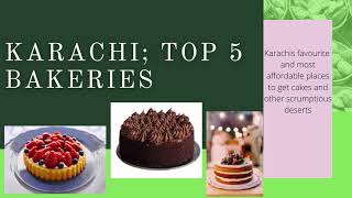 Karachi top 5 Bakeries pie in the sky delizia yum by amna fresh oven bites hobnob [upl. by Attenwad682]