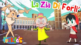 La Zia di Forlì  Canzoni per Bambini e Baby Dance di YesKids [upl. by Sherr607]