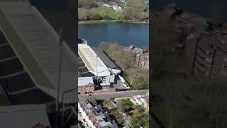 Craven Cottage Fulham FC Stadium drone djimini2 aerialphotography aerialvideo [upl. by Venus]