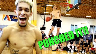 Isaiah Rivera INSANE Dunk Camp Mixtape [upl. by Ymor]