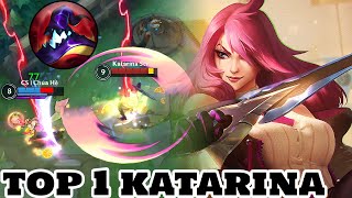 Wild Rift Katarina  Top 1 Katarina Gameplay Rank Challenger [upl. by Jann]