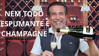 CHAMPAGNE X ESPUMANTE QUAL A DIFERENÇA [upl. by Attikin]