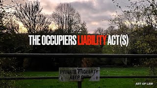 Can you be Sued by a Trespasser The Occupiers Liability Acts 1957 amp 1984 [upl. by Nilekcaj]