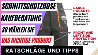 Schnittschutzhose Vergleich Die besten Schnittschutzhosen und Schnittschutzlatzhosen im Test [upl. by Ilellan]