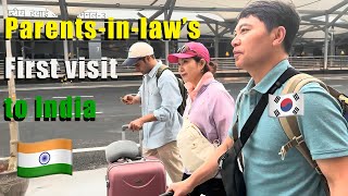 🇰🇷🇮🇳Korean Indian Couples First Ever India Vlog [upl. by Doowron815]