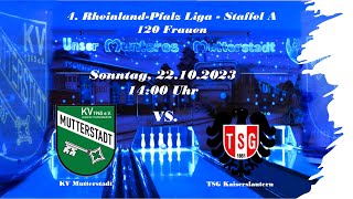 4 RheinlandPfalz Liga  Staffel A Frauen KV Mutterstadt  TSG Kaiserslautern [upl. by Allit]