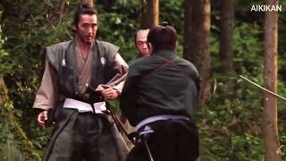 Samurai fight multiple attackers Kenjutsu quotAfter the Rainquot  forest fight scene [upl. by Bora520]