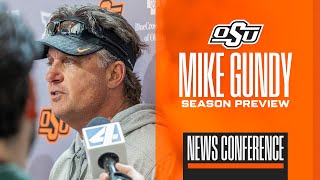 Mike Gundy OSU Media Day News Conference 832024 [upl. by Trev]