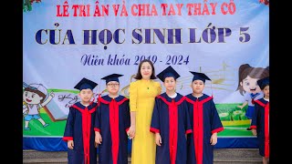 Lễ tri ân chia tay thầy cô của các em học sinh khối 5 tiểu học Cẩm Bình 1  Hương Sen Tv [upl. by Lleinad]