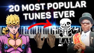 20 MOST POPULAR TUNES EVER [upl. by Waltner]