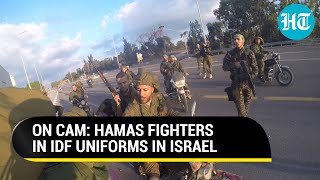 Hamas Militants Don IDF Uniforms Inside Israel  Watch What Happened Next [upl. by Eelessej]